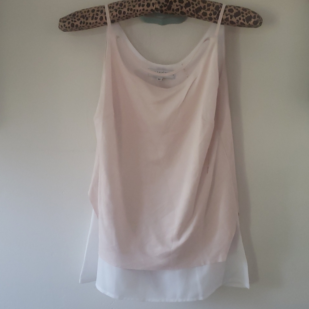 Mini Mignon Paris suede blouse blush cream beige